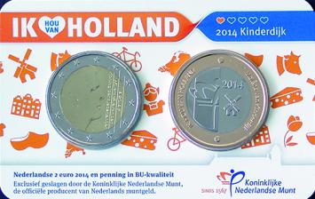 Holland Coin Card 2 Euro 2014 Coincard